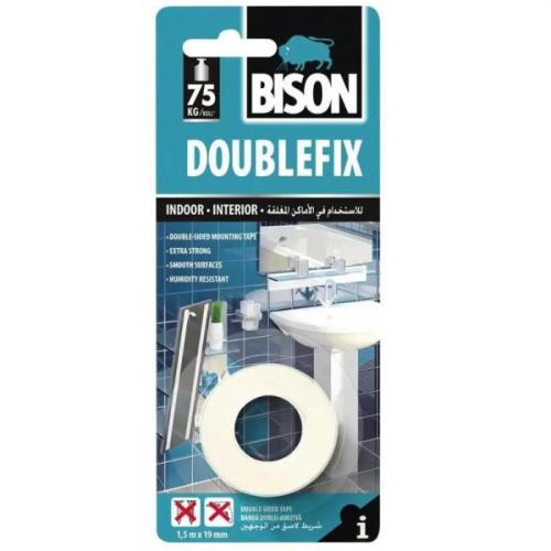 Banda dublu deziva, Bison, 1.5m x 19mm
