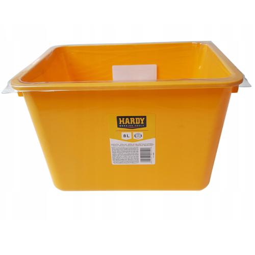 Galeata din plastic pentru constructii, 8l, Hardy
