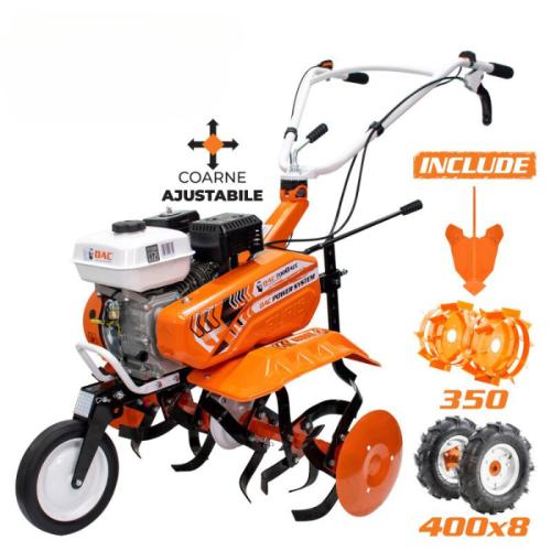 RURIS Motosapa DAC7000 ACC1 (roti cauciuc si roti metalice plus rarita)